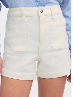 NWT Madewell size 27 off-white High-Rise Shorts